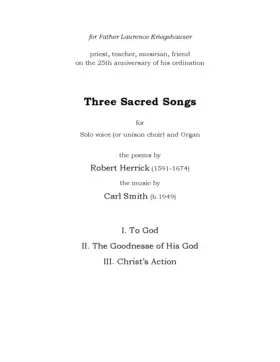 3 Sacred Songs