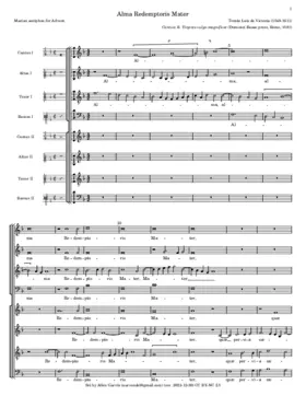Alma Redemptoris Mater a 8