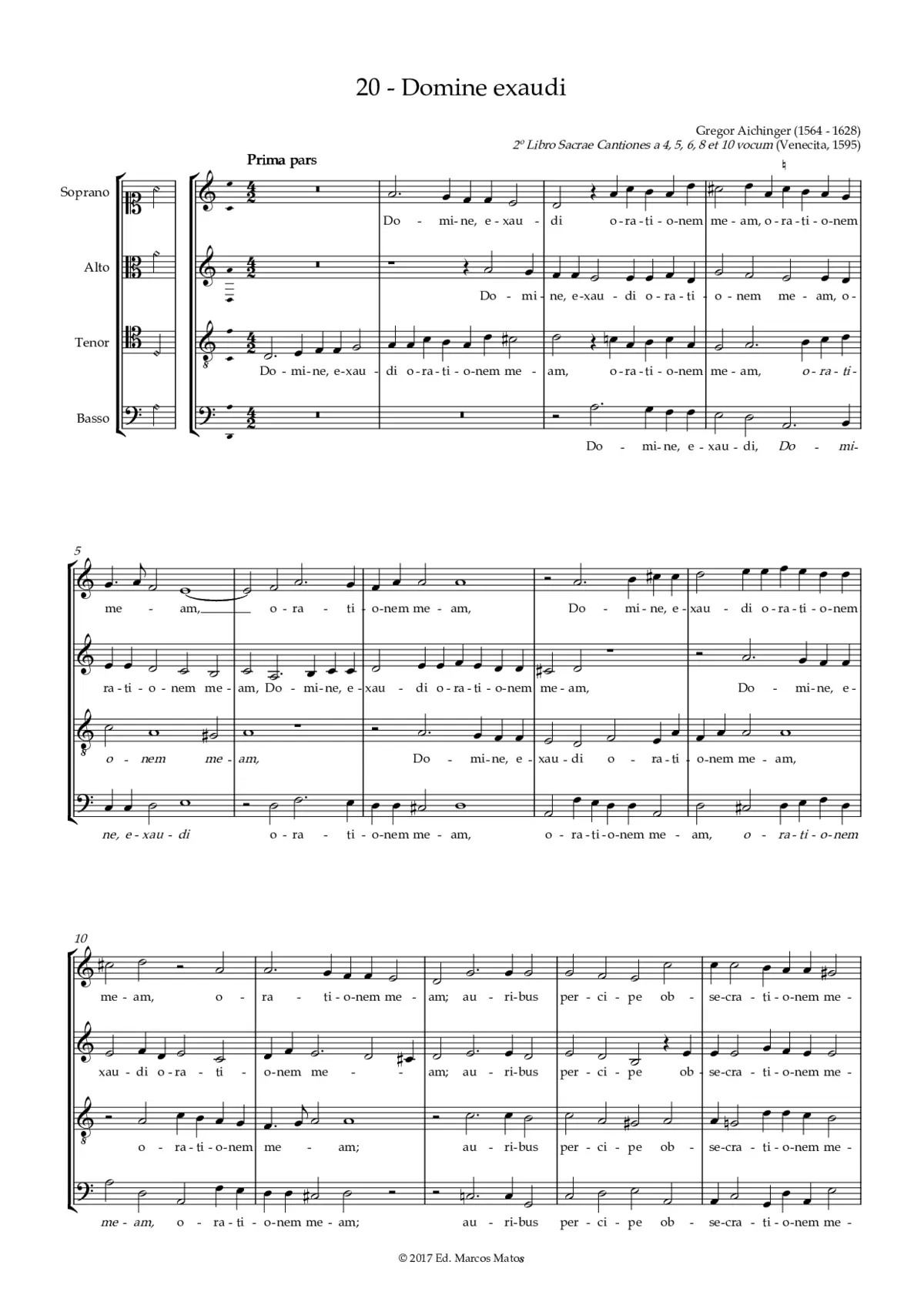 Domine exaudi - Page 1