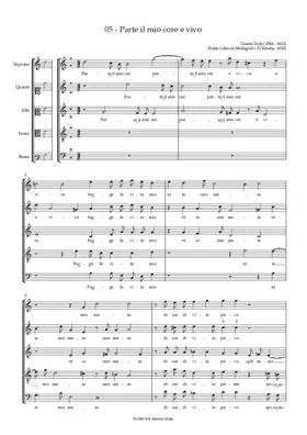 Parte il mio core e vivo