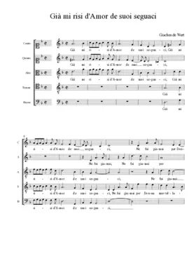 Già mi risi d'Amor de suoi seguaci