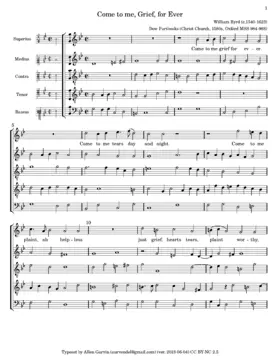 Come to me, grief, for ever