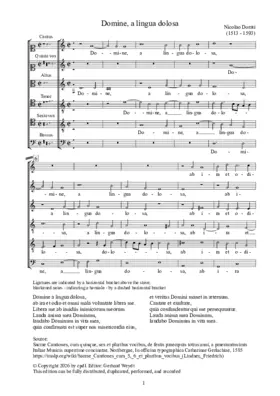 Domine, a lingua dolosa