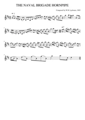 THE NAVAL BRIGADE HORNPIPE