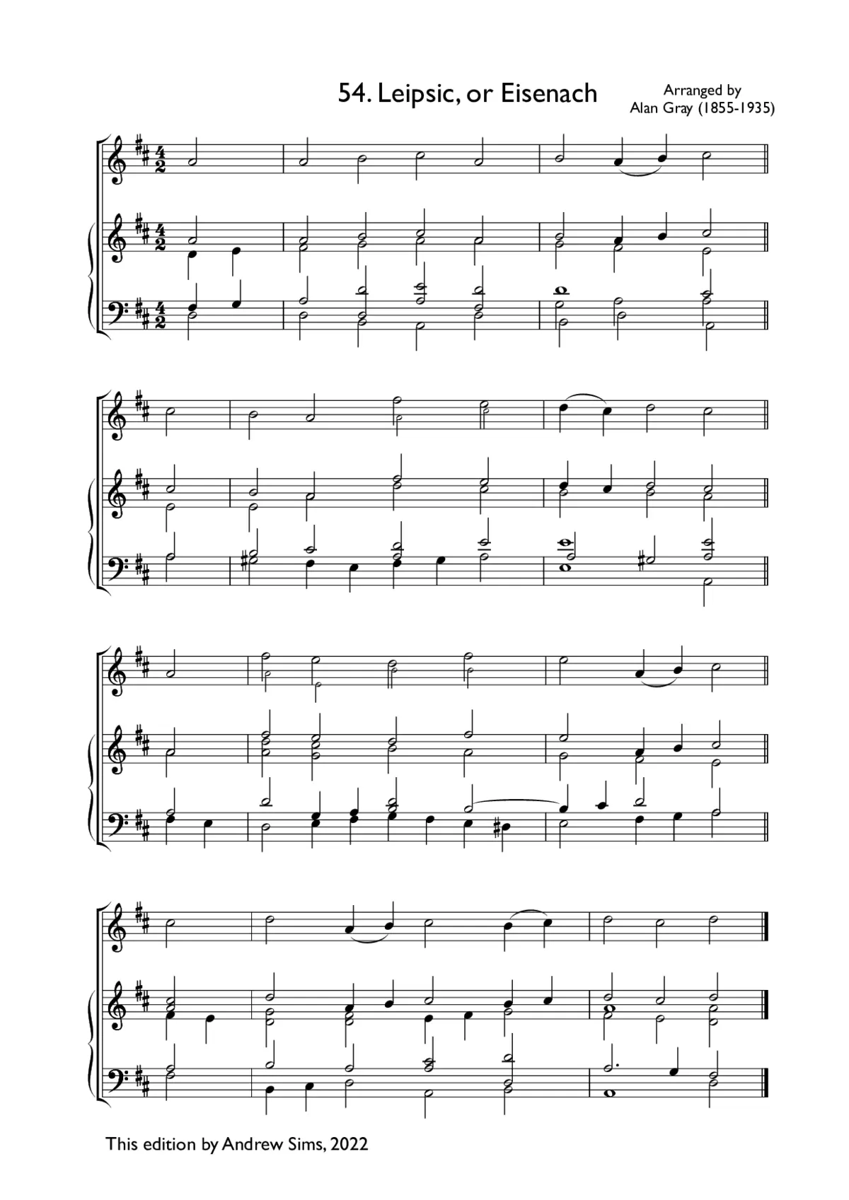Leipsic, or Eisenach - Page 1