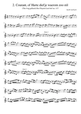 2. Courant of Harte diefje waerom zoo stil