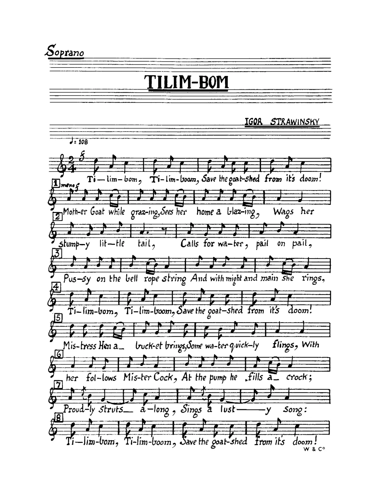 4 Russian Songs - Page 1