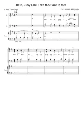 Here O my Lord I see Thee face to face