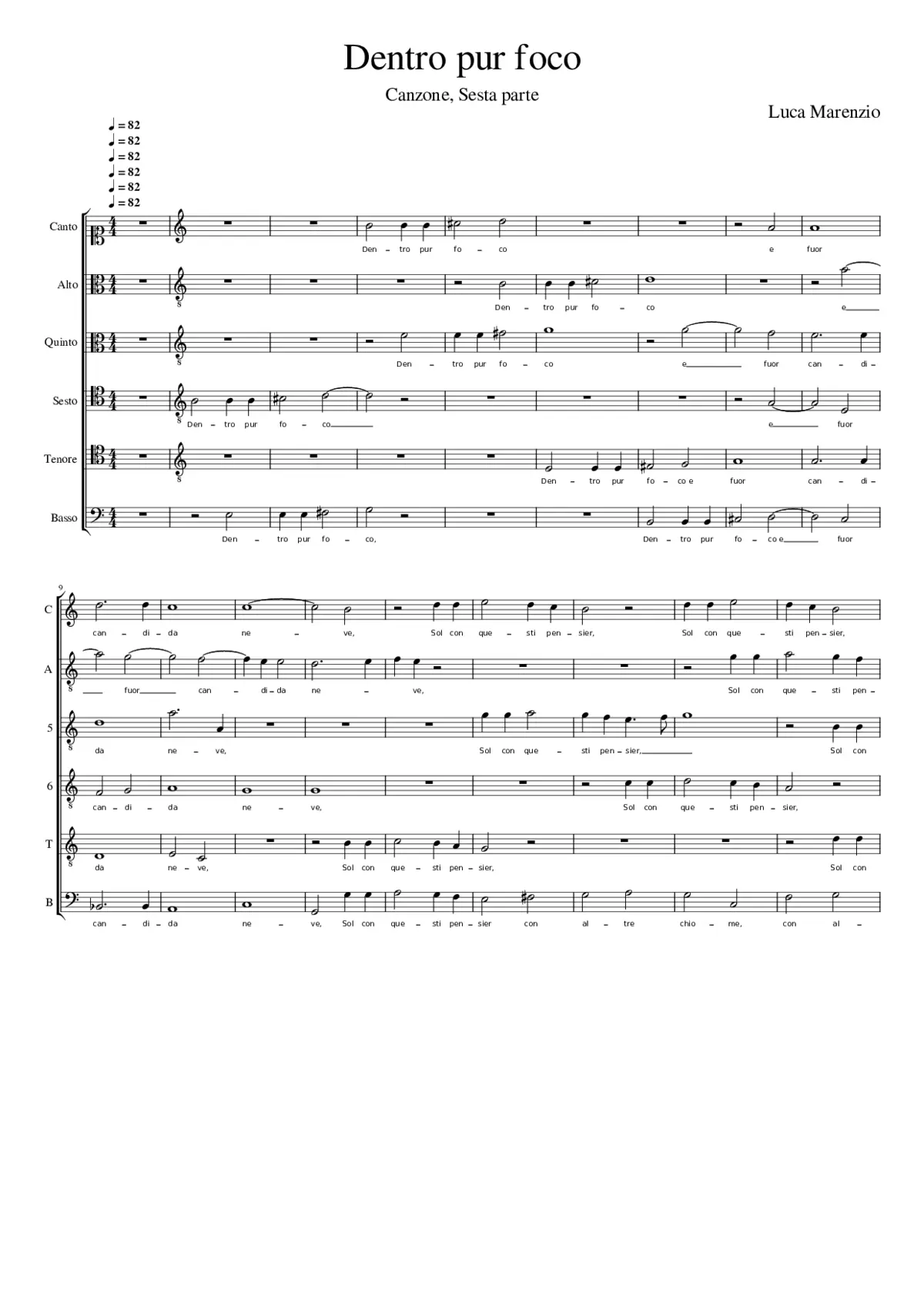 Dentro pur foco - Page 1