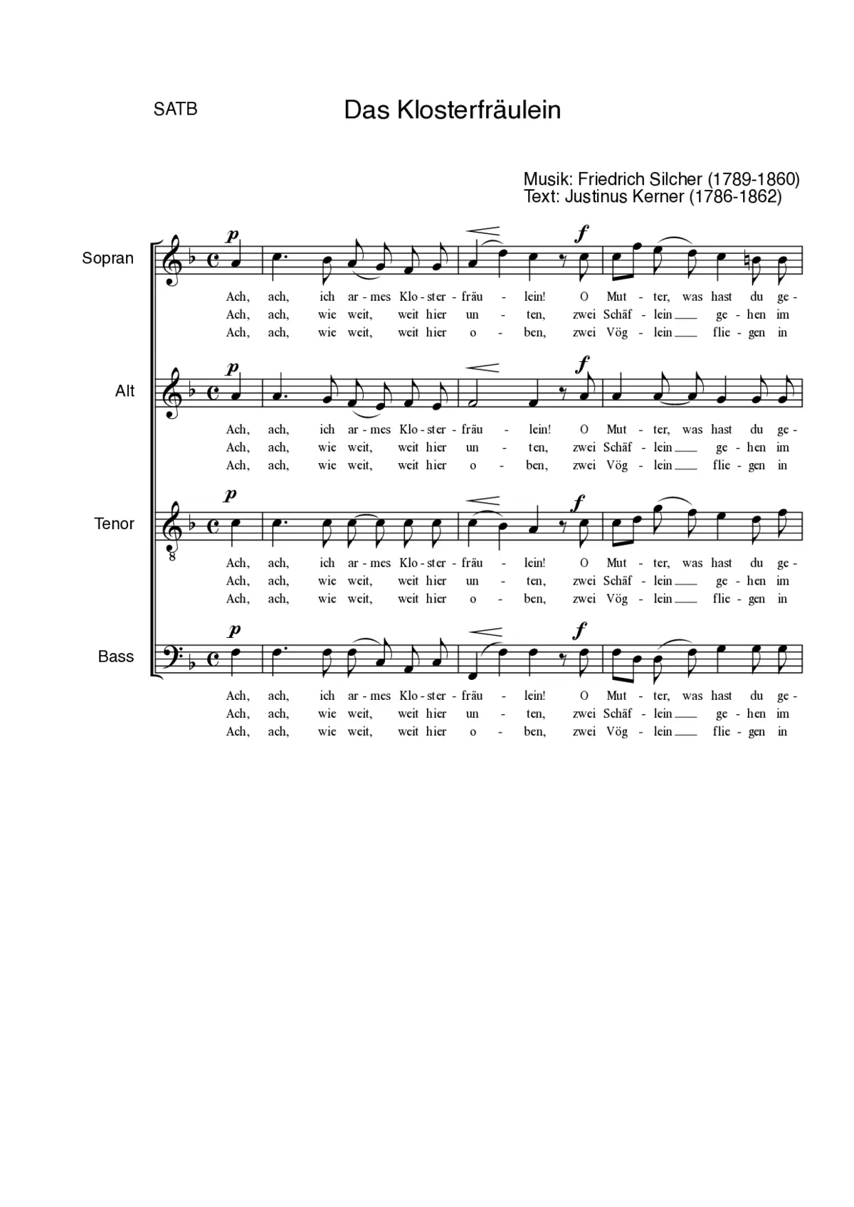 Das Klosterfräulein - Page 1