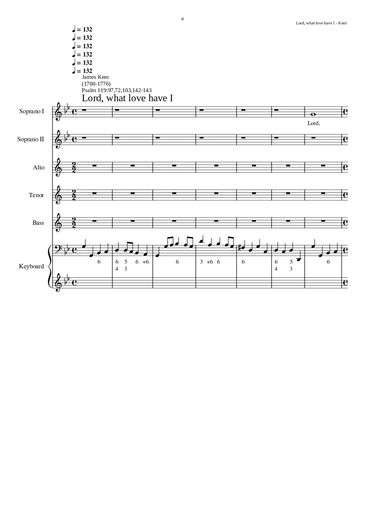 Lord what love have I - Page 1