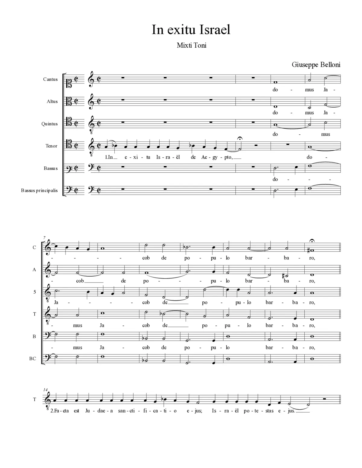 In exitu Israel - Page 1