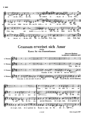 Grausam erweiset sich Amor, WoO 24
