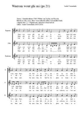 Waerom wout ghi mi verlaten