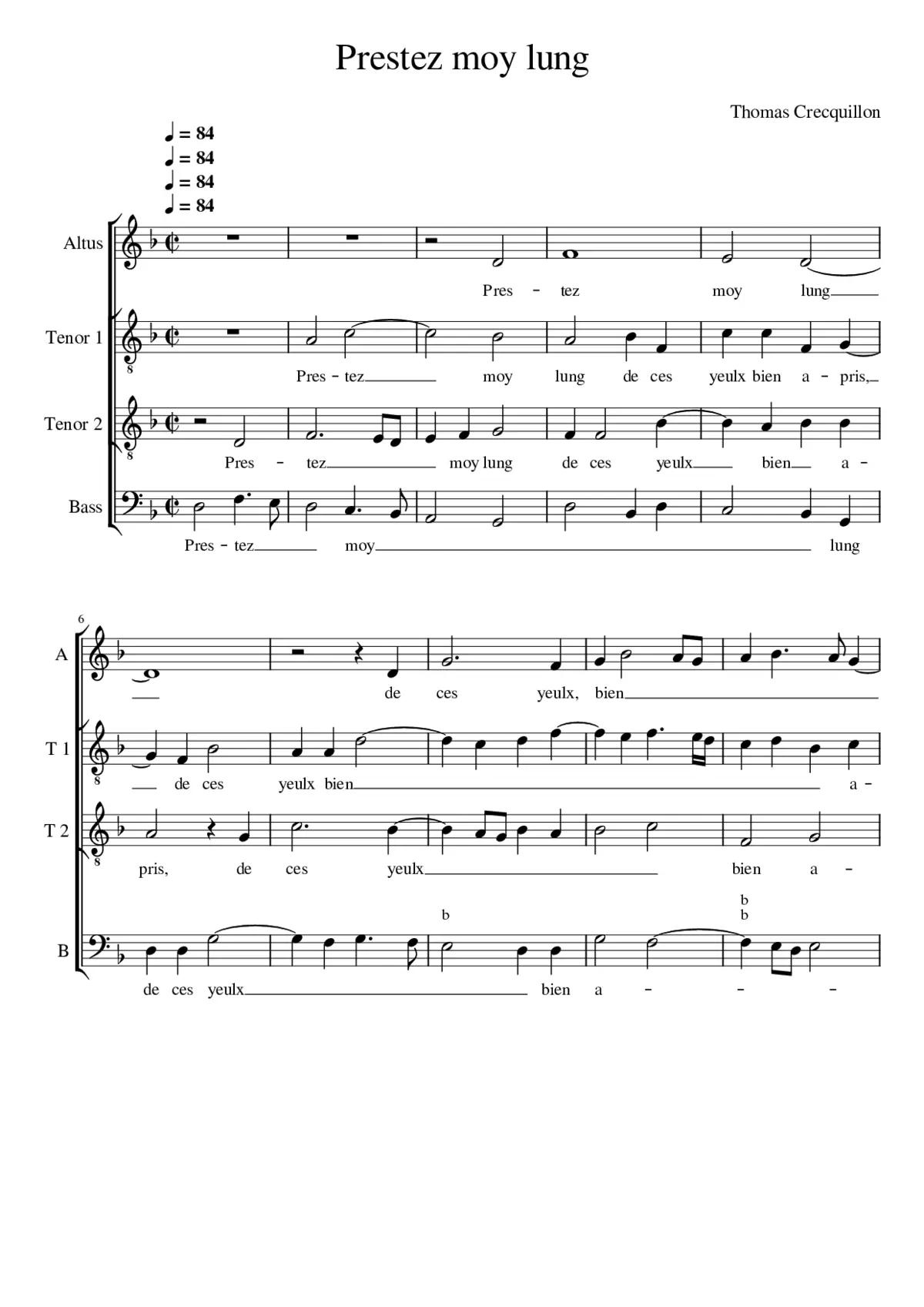 Prestez moy lung - Page 1