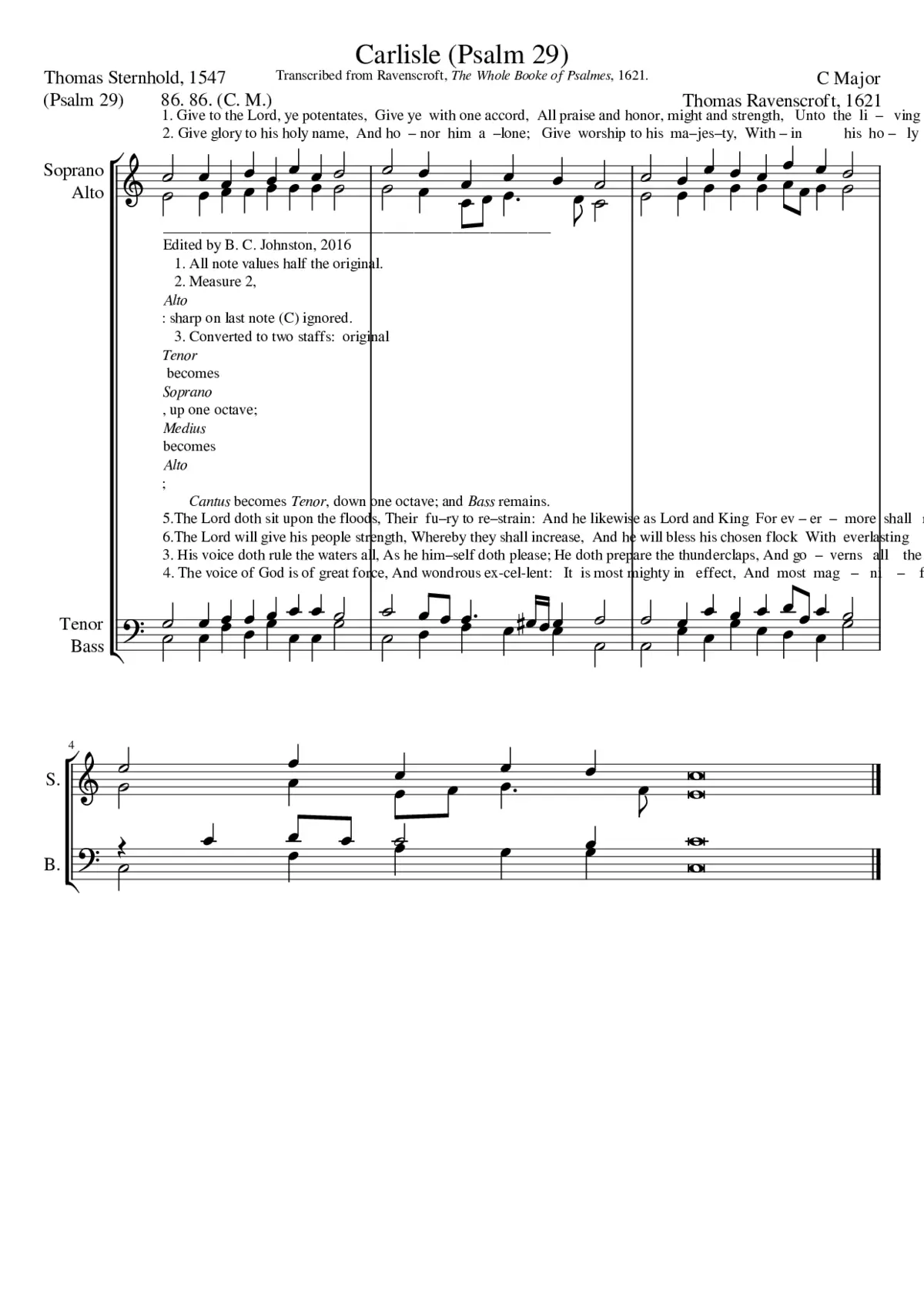 Give to the Lord ye potentates - Page 1