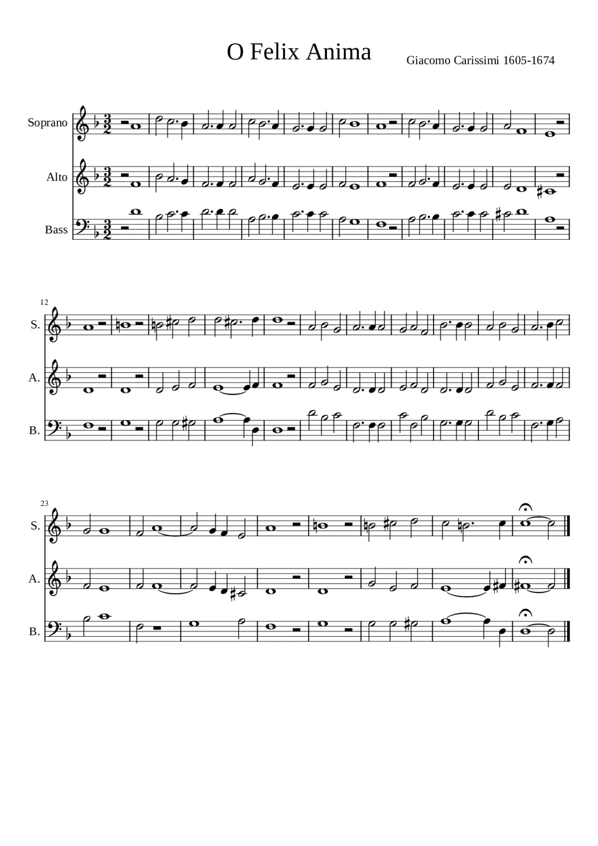 O Felix Anima - Page 1