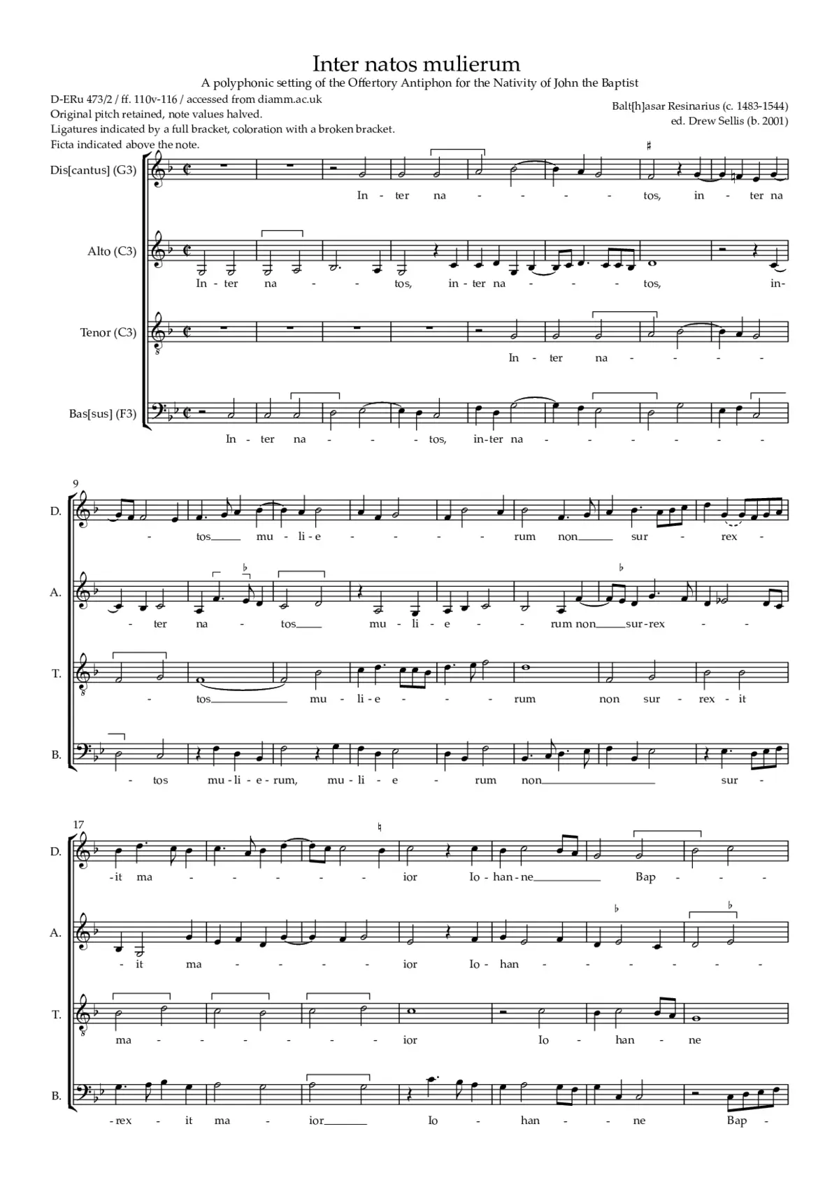 Inter natos mulierum - Page 1