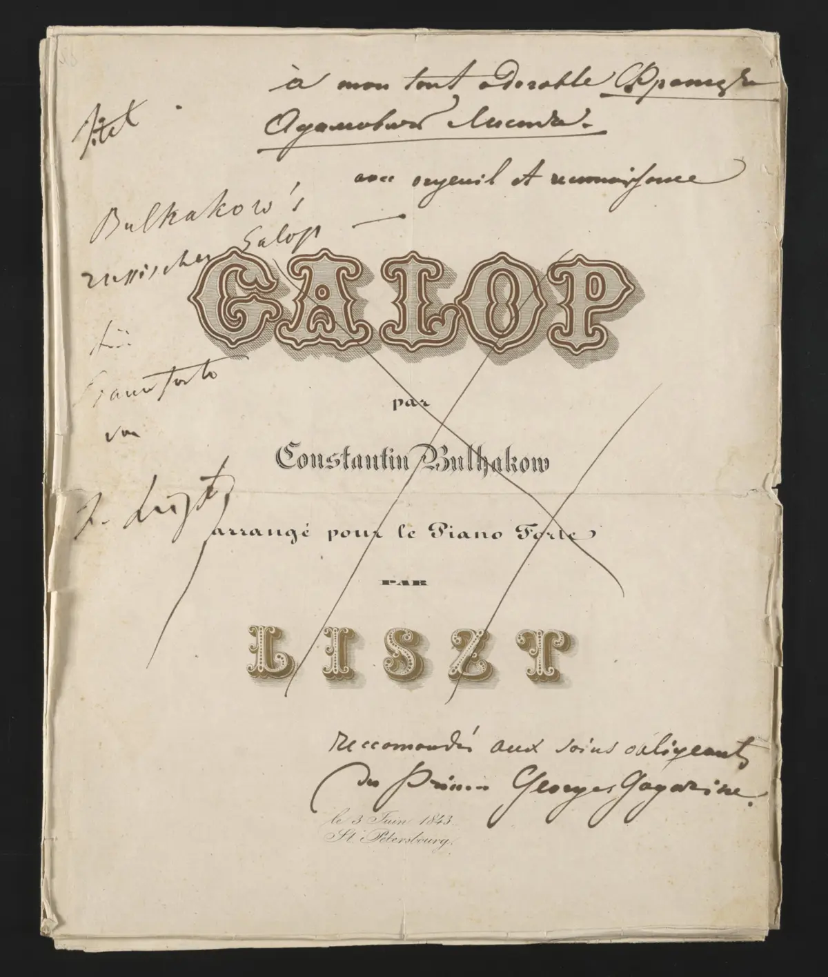 Bulakhows Russischer Galop - Page 1