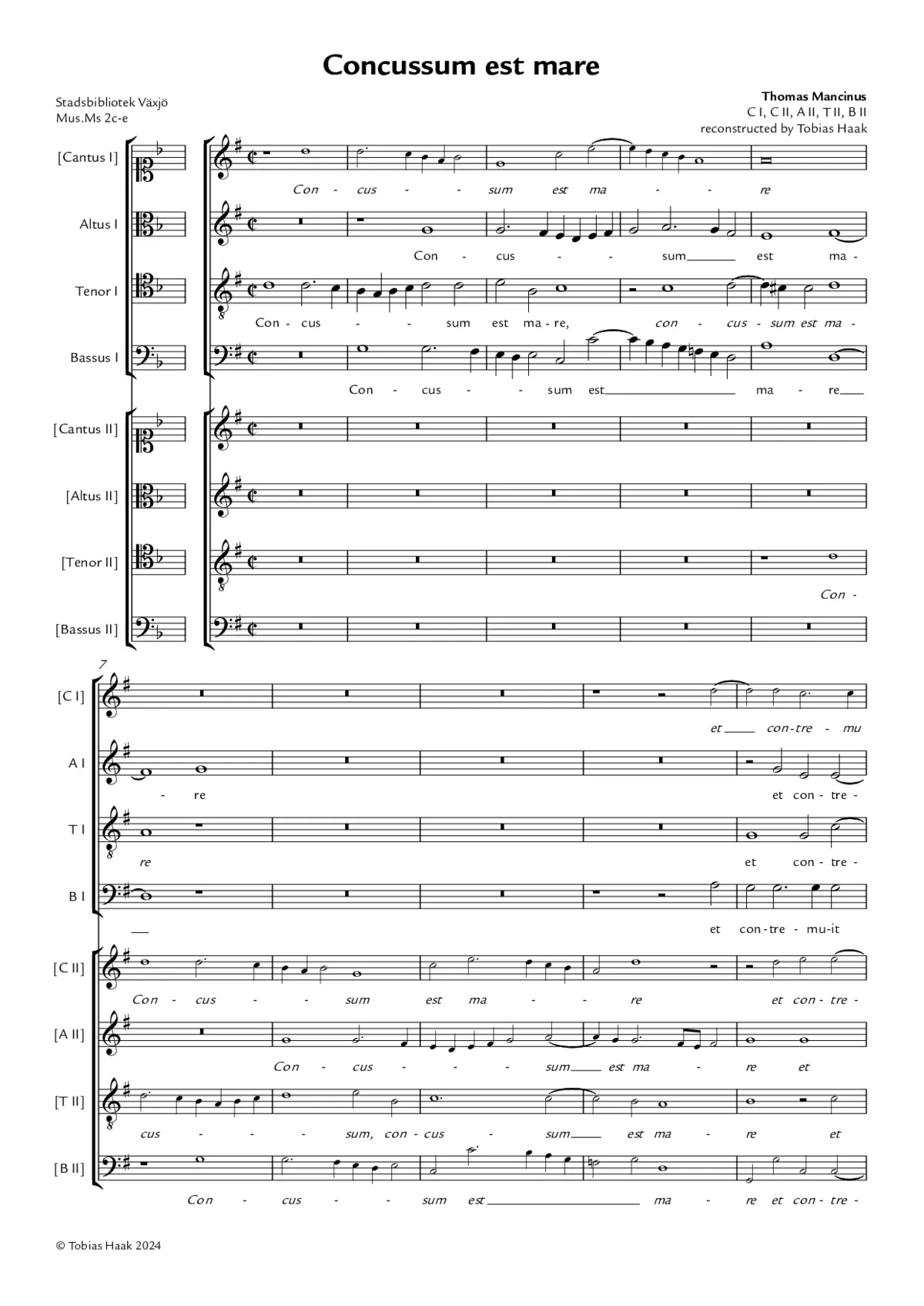 Concussum est mare - Page 1