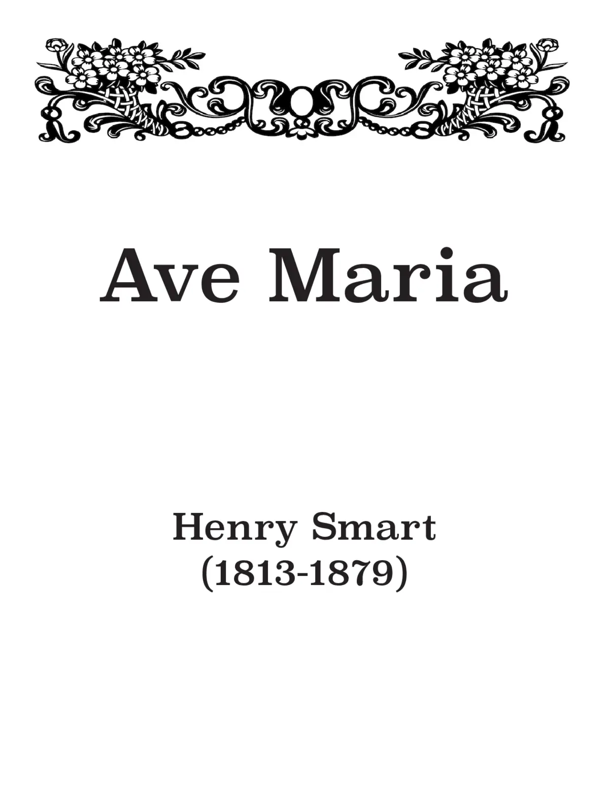 Ave Maria, 'tis the hour of prayer - Page 1