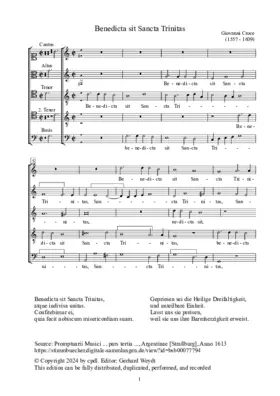 Benedicta sit Sancta Trinitas