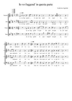 Io vo fuggend' in questa parte