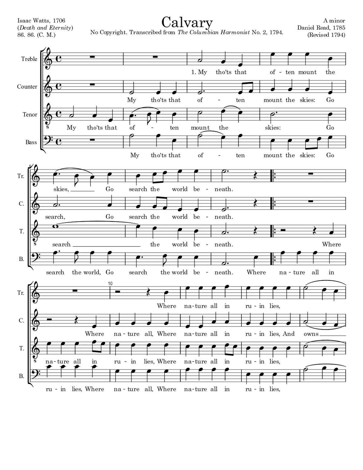 Calvary - Page 1