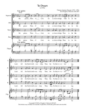 Te Deum in E-Flat