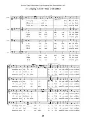 Ich ging vor ein'r Frau Wirtin Haus