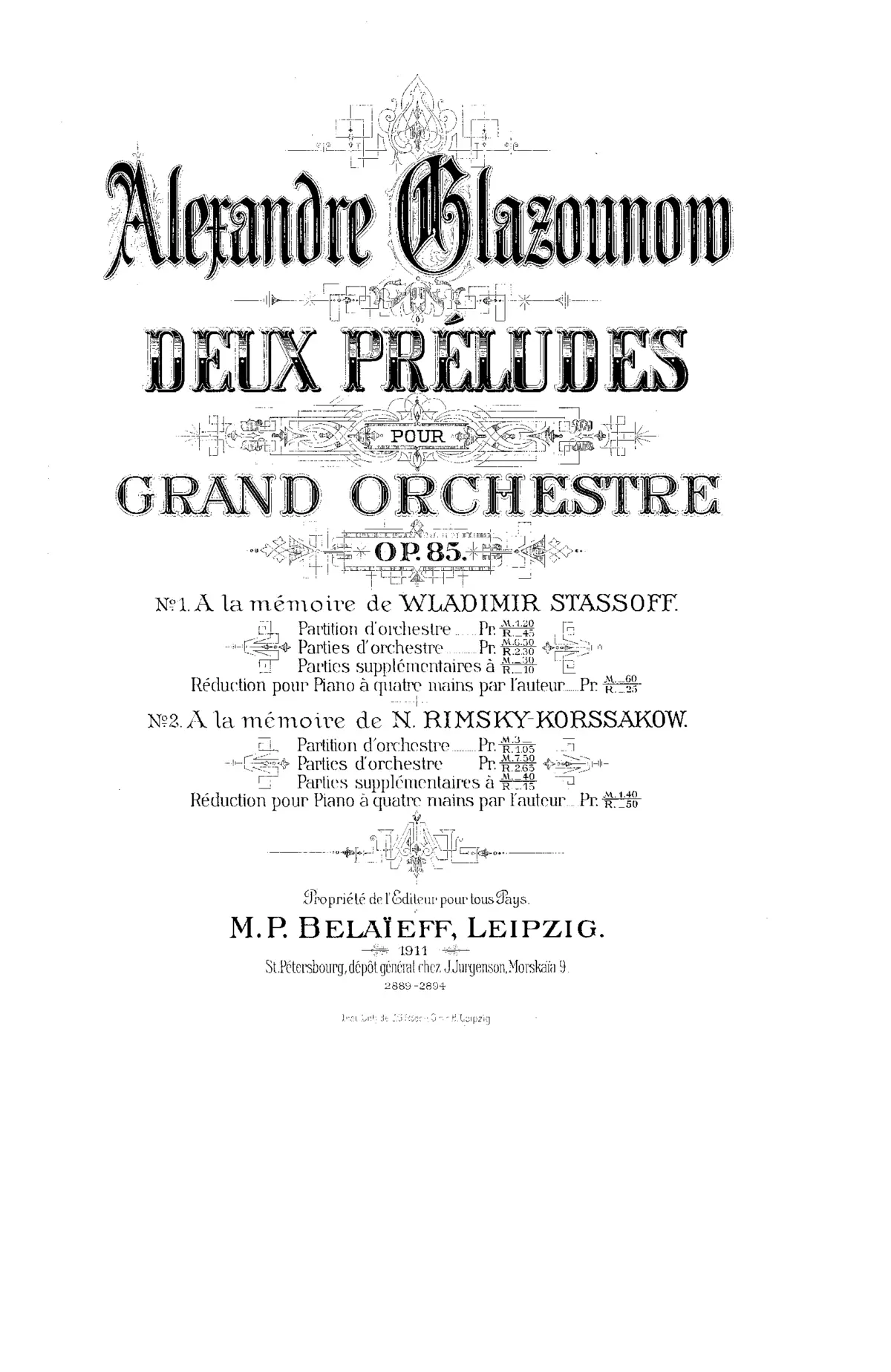 2 Preludes - Page 1
