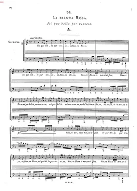 La bianca rosa, HWV 160a