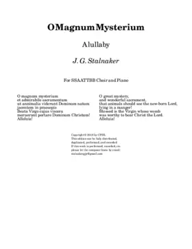 O magnum mysterium (No. 4)