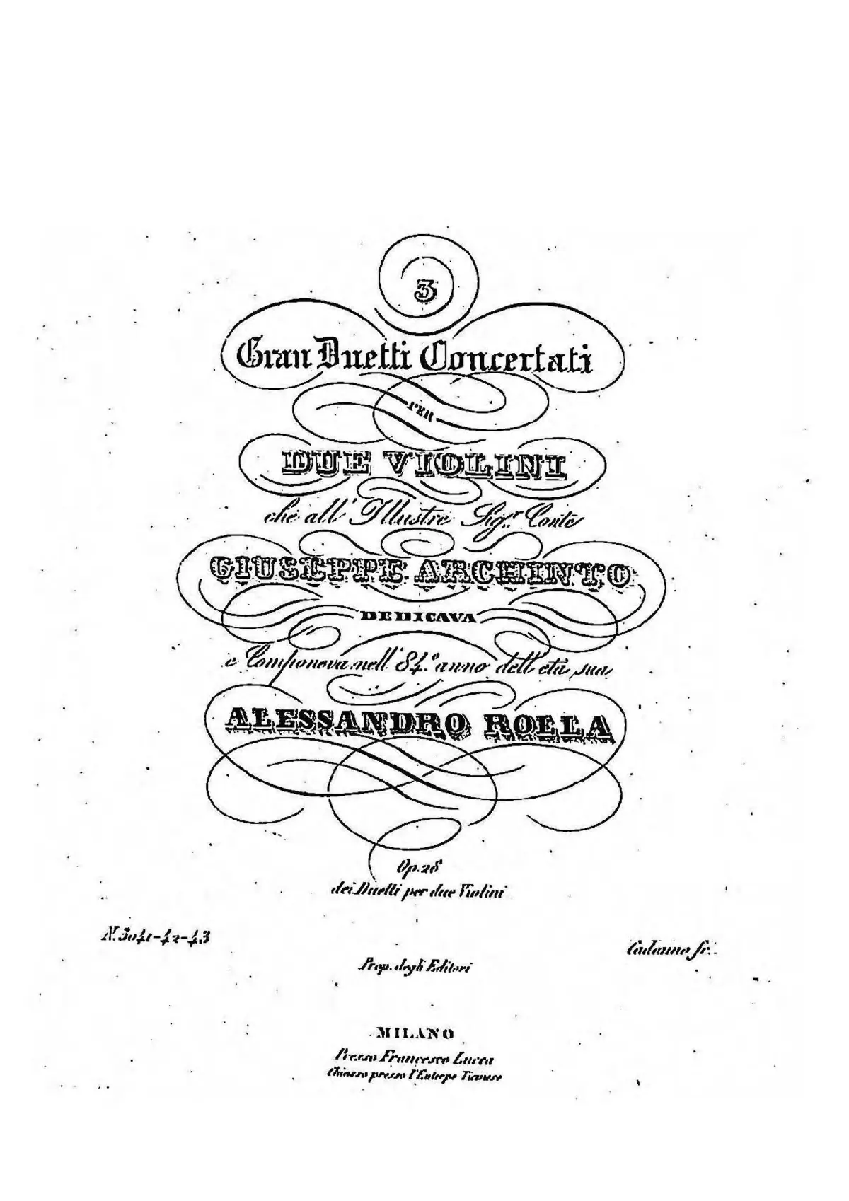 3 Grand Concertant Duos for 2 Violins - Page 1