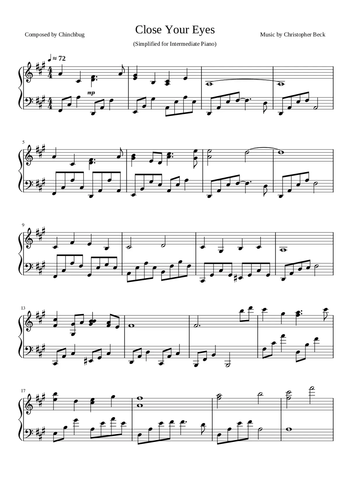 close your eyes buffy and angel love theme - Page 1