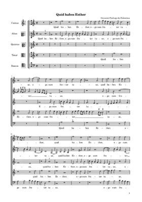 Quid habes Esther