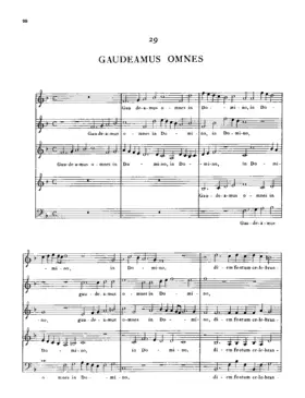 Gaudeamus omnes in Domino