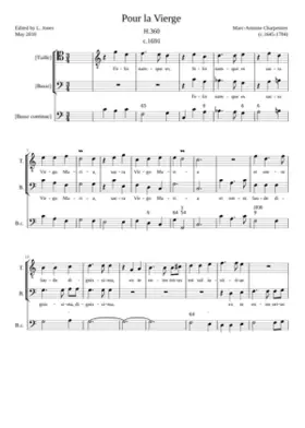 Pour la Vierge (Felix namque)