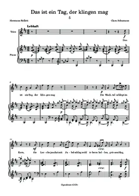 Das ist ein Tag, der klingen mag