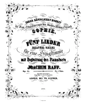 5 Lieder