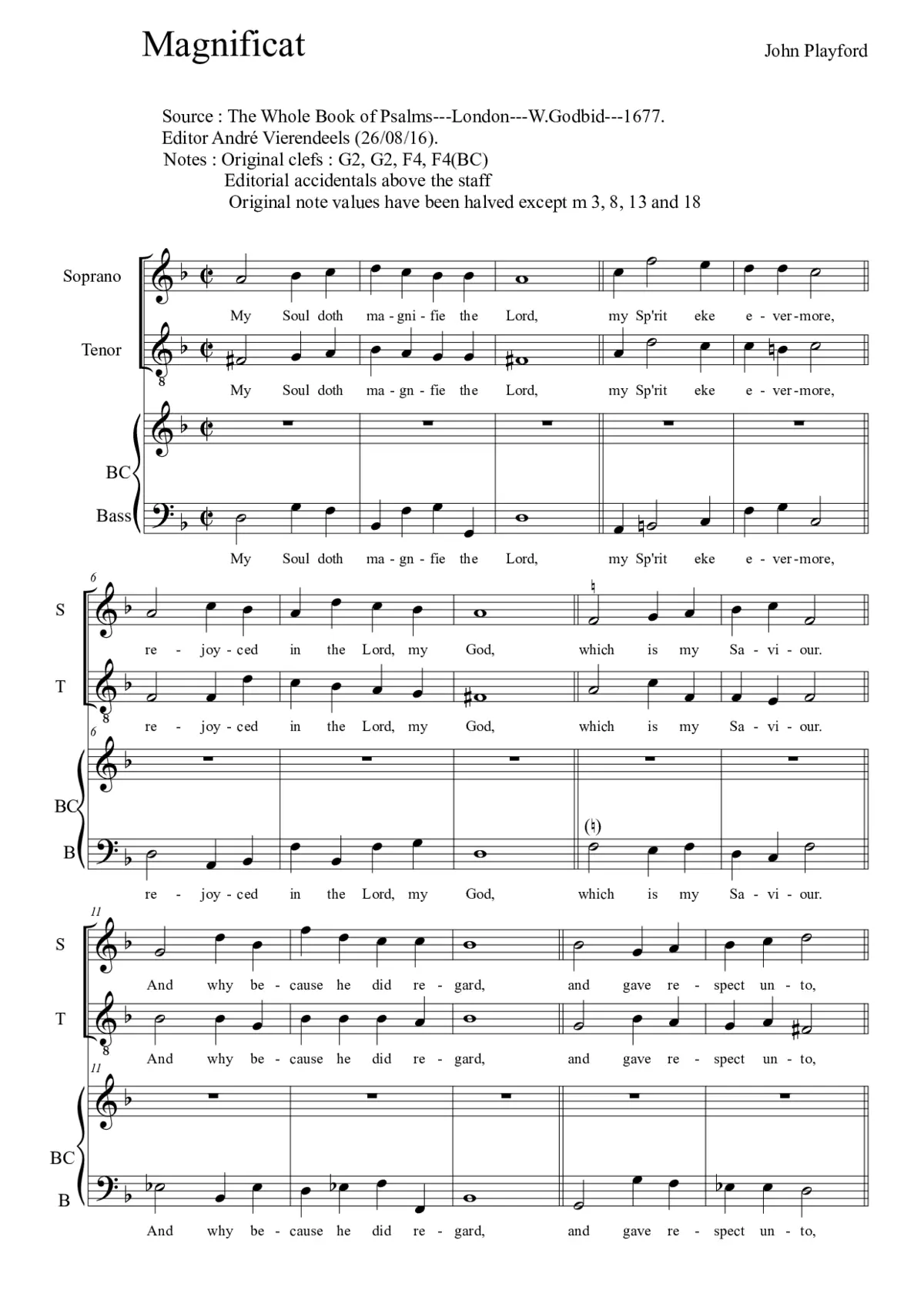 Magnificat - Page 1