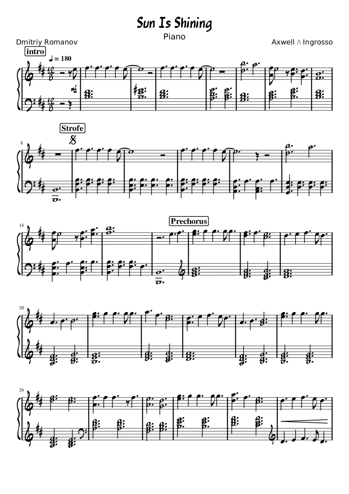 sun is shining - Page 1