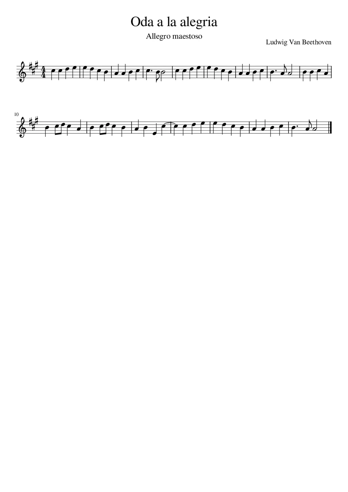 Himno de la Alegría - Page 1