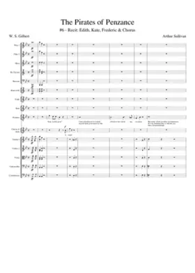 The Pirates of Penzance - 6 (Recit: Edith Kate Frederic & Chorus)