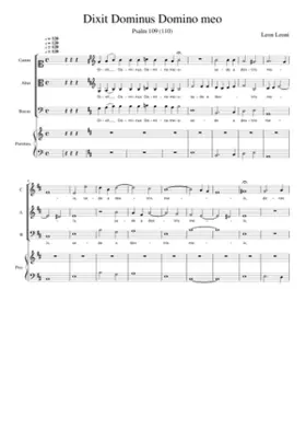 Dixit Dominus Domino meo