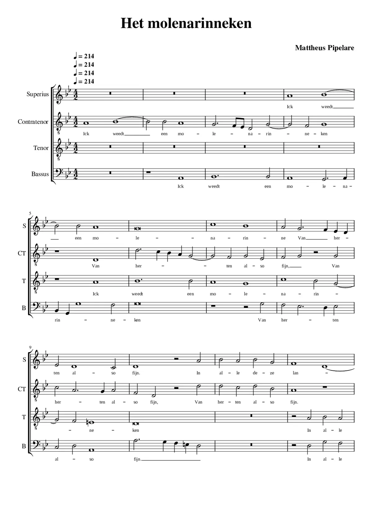 Het Molenarinneken - Page 1