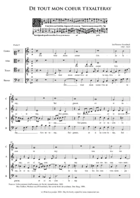 Pseaume 9 - De tout mon cœur t'exalteray