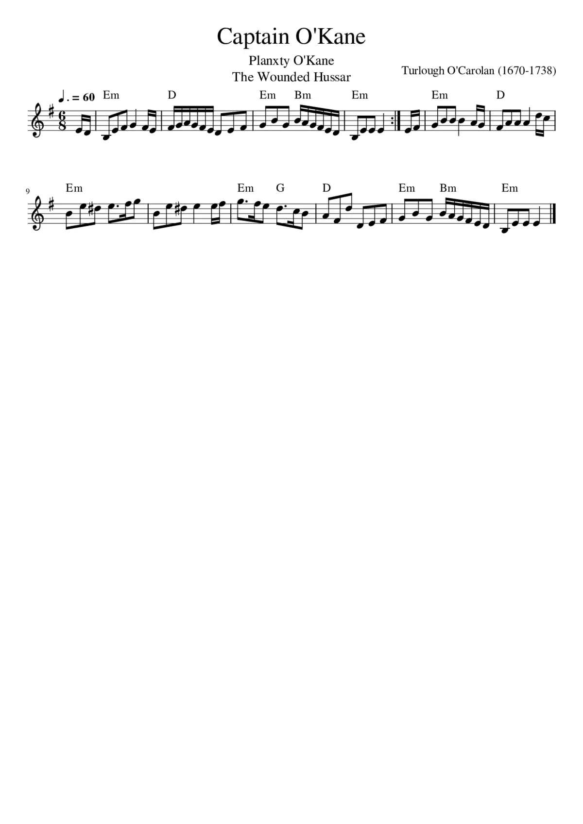 Captain O'Kane - Page 1