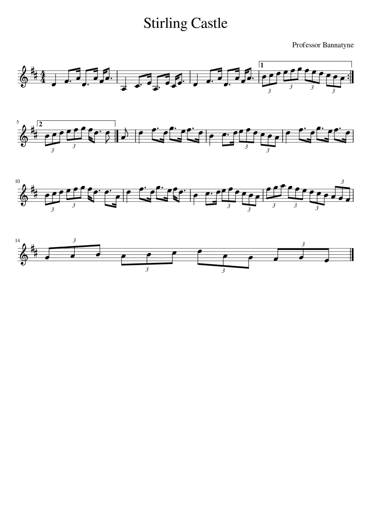 Stirling Castle - Page 1