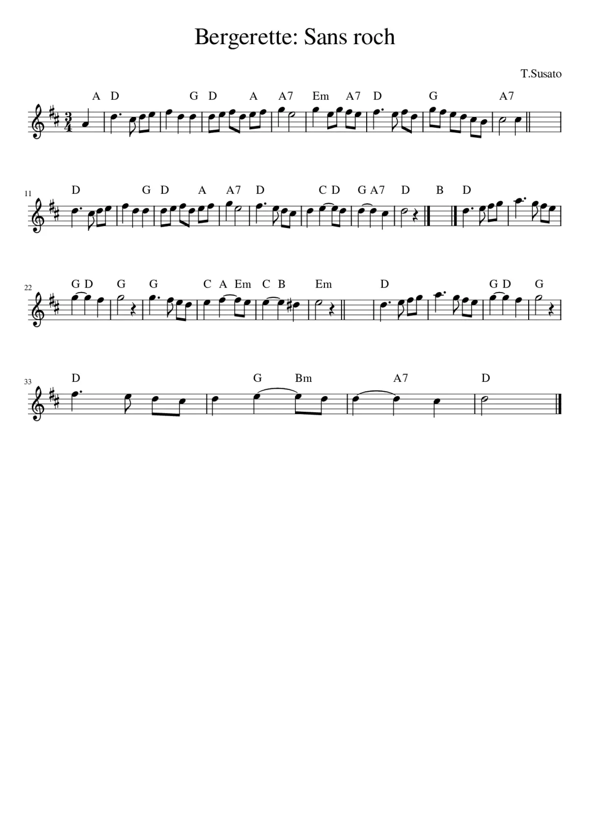 Bergerette: Sans roch - Page 1